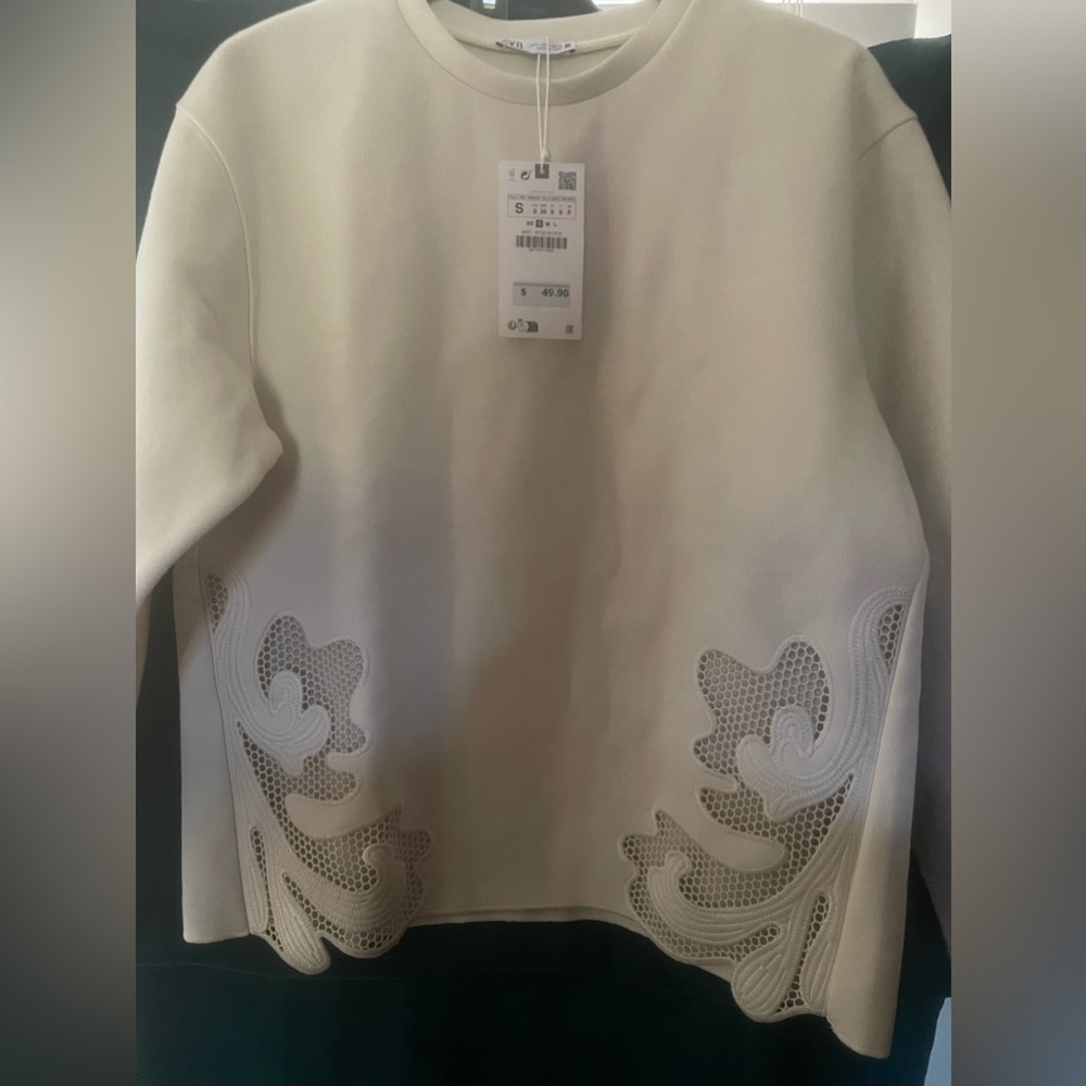 Zara ivory sweater